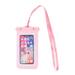 Waterproof phone bag PVC Waterproof Cellphone Bag Diving Phone Holder Phone Protection Bag Phone Accessories Pink