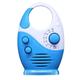 Hemoton 1Pc Portable AM/FM Shower Radio Household Bathing Radio Mini Waterproof Radio