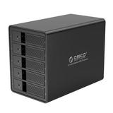 ORICO 5 Bay Raid USB 3.0 to SATA External Hard Drive Enclosure Aluminum Alloy for 3.5 inch HDD Support 80TB (5 x 16TB) Hard Drive Dock Station Support RAID 0/1/3/5/10/jbod