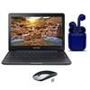 Restored | Samsung Chromebook | 11.6-inch | Intel Celeron | 4GB RAM 16GB SSD | Latest OS | Bundle: USA Essentials Bluetooth/Wireless Airbuds Wireless Mouse By Certified 2 Day Express