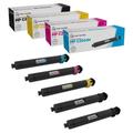 LD Compatible Toner Cartridge Replacement for Ricoh Aficio MP C2003 & MP C2503 (2 Black 1 Cyan 1 Magenta 1 Yellow 5-Pack)