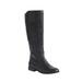 Wide Width Women's The Lili Wide Calf Boot by Comfortview in Black (Size 12 W)