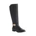 Wide Width Women's The Viona Wide Calf Boot by Comfortview in Black (Size 8 W)