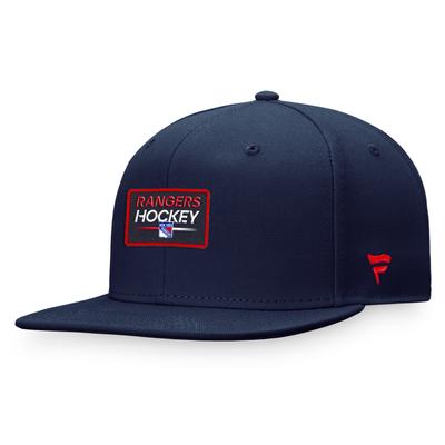New York Rangers Fanatics Branded Authentic Pro Prime Snapback mit flacher Krempe – Unisex Image