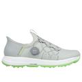 Skechers Men's Slip-ins: GO GOLF Elite 5 - Slip 'In Shoes | Size 8.0 Extra Wide | Gray/Lime | Synthetic | Arch Fit