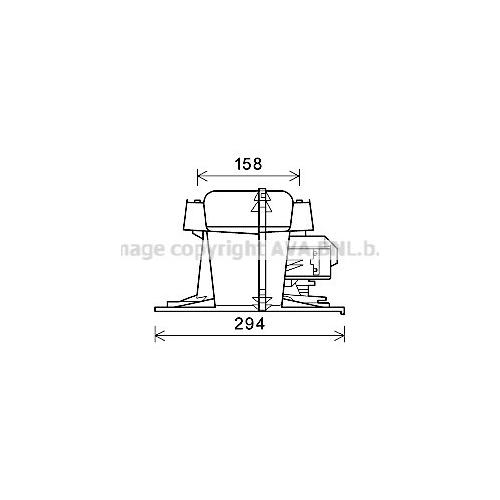 AVA QUALITY COOLING Innenraumgebläse Ø139mm 139mm für RENAULT 7701202851 7701040540 7701203342 RT8521