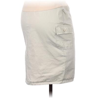 Old Navy - Maternity Casual Skirt: White Bottoms - Women's Size Small Maternity