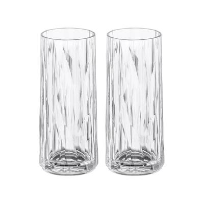 Koziol - Club No. 3 Longdrinkglas Superglas 2er Set Gläser