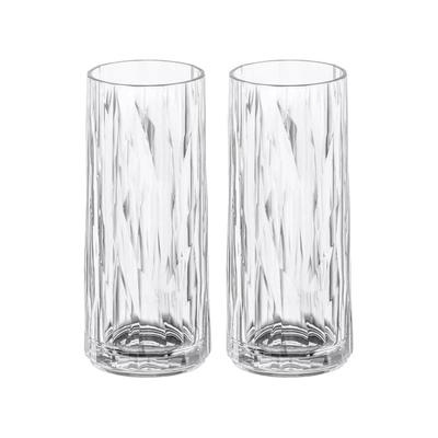 Koziol Club No. 3 Longdrinkglas Superglas 2er Set transparent