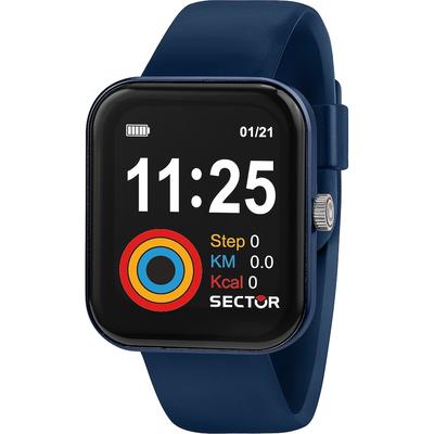 Sector Smartwatch Edelstahl blau Damen Image