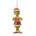 Jim Shore No Pattern Hanging Figurine Ornament in Green/Red/White | 5.4 H x 2.2 W x 2.7 D in | Wayfair 6009534