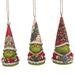 Jim Shore 3 Piece Hanging Figurine Ornament Set in Green | 6.7 H x 5.1 W x 3.2 D in | Wayfair 6009537