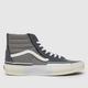 Vans sk8-hi reconsruct trainers in grey & black