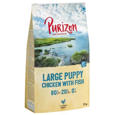 Purizon Puppy Large poulet, poisson - sans céréales pour chiot - 12 kg