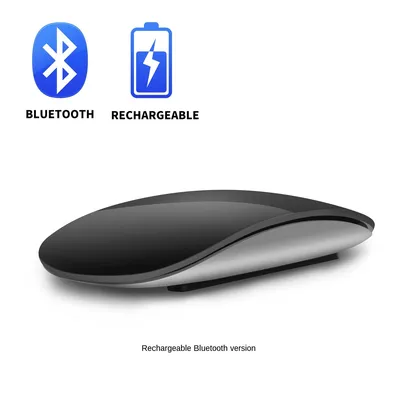 Bluetooth Wireless Magic Mouse Stille wiederaufladbare Laser-Computermaus Schlanke ergonomische PC-Mäuse für Apple MacBook Microsoft