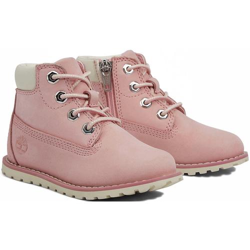 „Schnürboots TIMBERLAND „“Pokey Pine 6In Boot with““ Gr. 28, rosa Kinder Schuhe Stiefel Boots“
