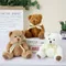 1pc 18cm Schöne Patch Bär Puppen Bär Weiche Stofftier Bär Baby Spielzeug Kinder Mädchen Geburtstag Brinquedos Hochzeit geschenke