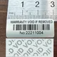 100pcs Serial Number Warranty Seal BAR-CODE Security Label Box Safety Sticker VOID Left Removal