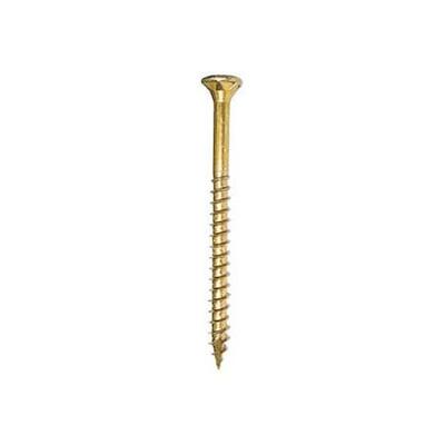 GRK FASTENERS GRK00141 Deck Screw, #10 x 4 in, Climatek, Flat Head, Torx Drive,