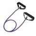 Exercise tubes with handles 1Pc Elastic Fitness Tubes Exercise Cords Yoga Pull Rope Rubber Exercise Resistance Bands Workout Bands with Door Anchor Handles(Purple)