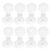 100 Pieces Round Shade Cloth Plastic Clips Windproof Awning Sunshade Net Fixing Clip Shade Fabric Clips for Sun Shade Net Reusable Tent Clips Accessory (White)