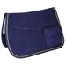 Derby Originals English Saddle Pad with Pockets for Trail Rides & Everyday Use - Navy Blue