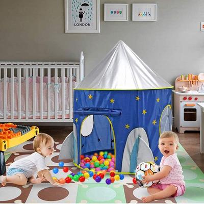 Pop Up Kids Tent - Spaceship Rocket Indoor Playhou...
