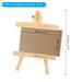 12.4 x 5.9 Wooden Photo Stands, Picture Display Frame, Beige