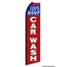 OnPoint Wares| Hand Car Wash Auto Detailing Swooper Flag- Pack of 2 | Advertising Flag/Business Flags | 11.5ft x 3.5ft