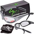 Spits Eyewear Hercules Bifocal Safety Glasses (Frame Color: Gray With Foam Padding Lens Option: Clear 2.00 Bifocal)