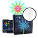 Viadha 40 Keys 11+1 Symp-Hon Fire-Works Lights Fire-Works Led Strips Dream Color Rgb Change Music Sound Sync Bluetooth Fire-Works Lights with Remote Control Led Strip