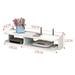 Punch-Free Living Room Tv Wall Set-Top Box Rack Rack Router Storage Box