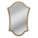 CHLOE s Reflection Contemporary Maple Wood Finish Dual-Arched Framed Wall Mirror 30 Height