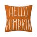 Happy Fall Pillow Covers Fall Decor Pumpkin Maple Leaf Farmhouse Fall Pillows Decorative Pillow Covers for Fall Home Decor Outdoor Pillows Linen Fabric PillowCase for Couch Bed