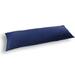Microsuede Body Pillow Cover With Double Sided Zippers Navy
