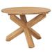 moobody Patio Dining Table Ã˜43.3 x29.5 Solid Teak Wood