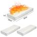 RAINB 3Pcs Calcium-Magnesium-Silicate Fibres Firplace Firebox Safety Bio Fire