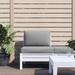 moobody Set of 2 Outdoor Pallet Sofa Cushions Fabric Back and Seat Cushion Gray for Garden Conversation Set
