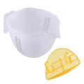 Measuring Cups | Double Sided Scale Food Grade Filter Bowl with Filter Plate | Easy Cleaning Reliable Kitching Gadgets for Baking Filter Egg Liquid Wash Rice