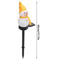 Snowman Led Lamp Solar Snowman Light Solar Lawn Decorative Light Solar Lawn Lamp Snowman Pathway Light Snowman LED Lamp Landscape Garden Solar Lawn Christmas Cartoon Decorative