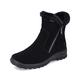 Rieker Women Boots L7162, Ladies Winter Boots,Water Repellent,riekerTEX,Winter Boots,Fur Boots,Lined,Warm,Black (Schwarz / 00),40 EU / 6.5 UK
