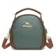 YEAMKE Small hand-to-hand ladies bag multi-layer mobile phone bag casual shoulder cross-body bag, green, 19 * 9 * 20CM