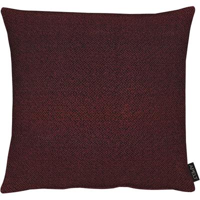 Kissenhülle APELT "Tony" Gr. 1, rot (bordeaux), B:46cm L:46cm, Polyester, Obermaterial: 100% Polyester, Kissenbezüge, mit Reißverschluss, Hochwertiger Bouclé, ohne Füllung Image