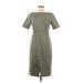 Ann Taylor Casual Dress: Green Dresses - Women's Size 4