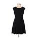 Rebecca Taylor Casual Dress - A-Line: Black Dresses - Women's Size 4