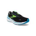 Brooks Adrenaline GTS 23 Running Shoes - Men's Black/Hawaiian Ocean/Green 15 Medium 1103911D006.150