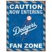 Los Angeles Dodgers 13" x 20" Fan Zone Metal Sign