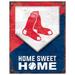 Boston Red Sox 13" x 20" Two-Tone Established Date Metal Sign