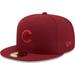 Men's New Era Cardinal Chicago Cubs Color Pack 59FIFTY Fitted Hat