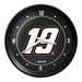 Martin Truex Jr 15" Ribbed Frame Wall Clock